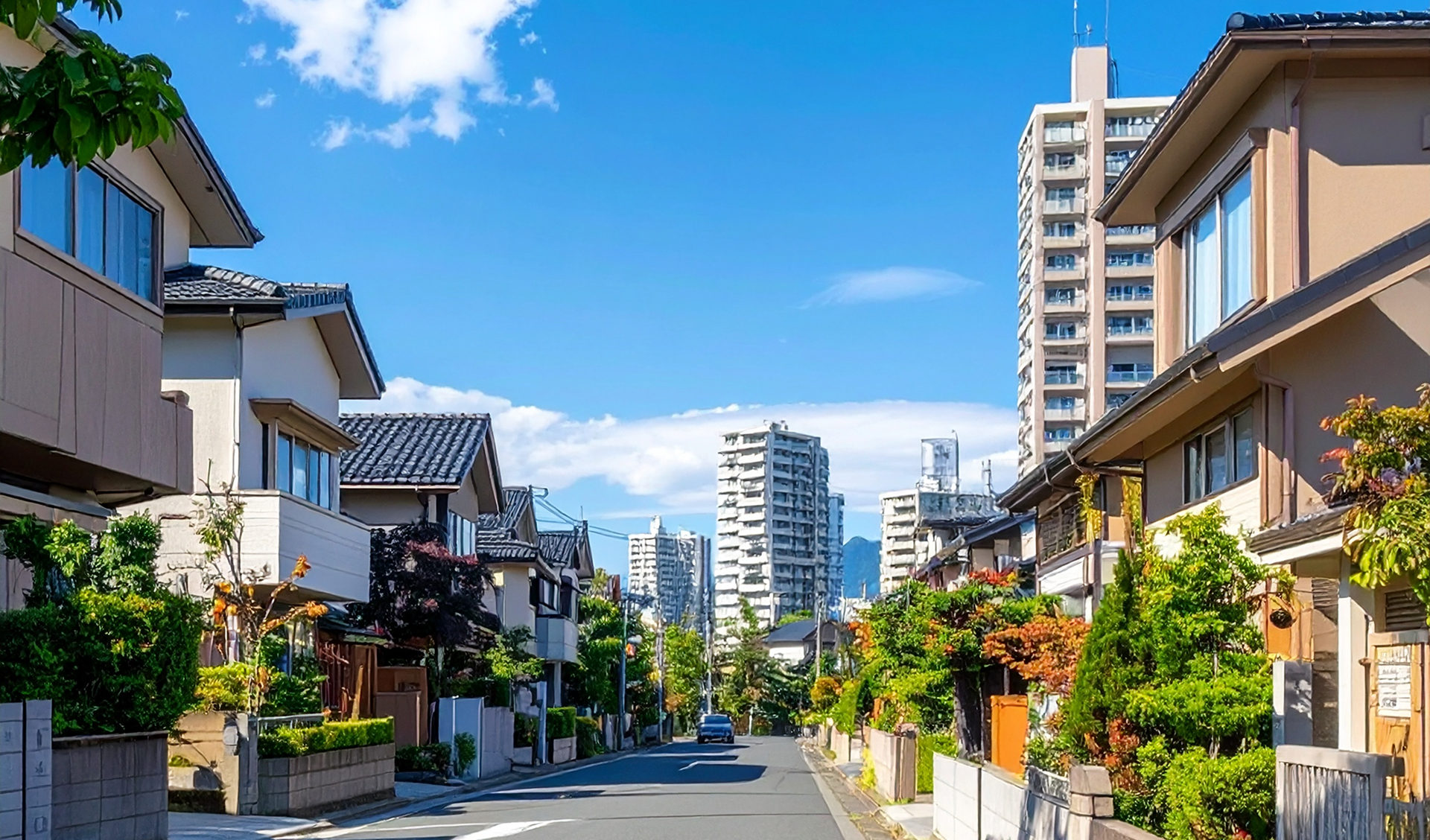 住宅街の風景