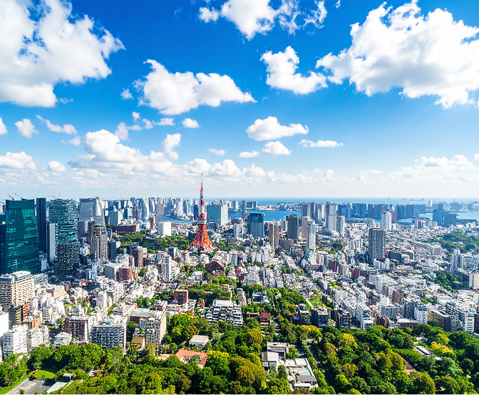 城南エリアの景観