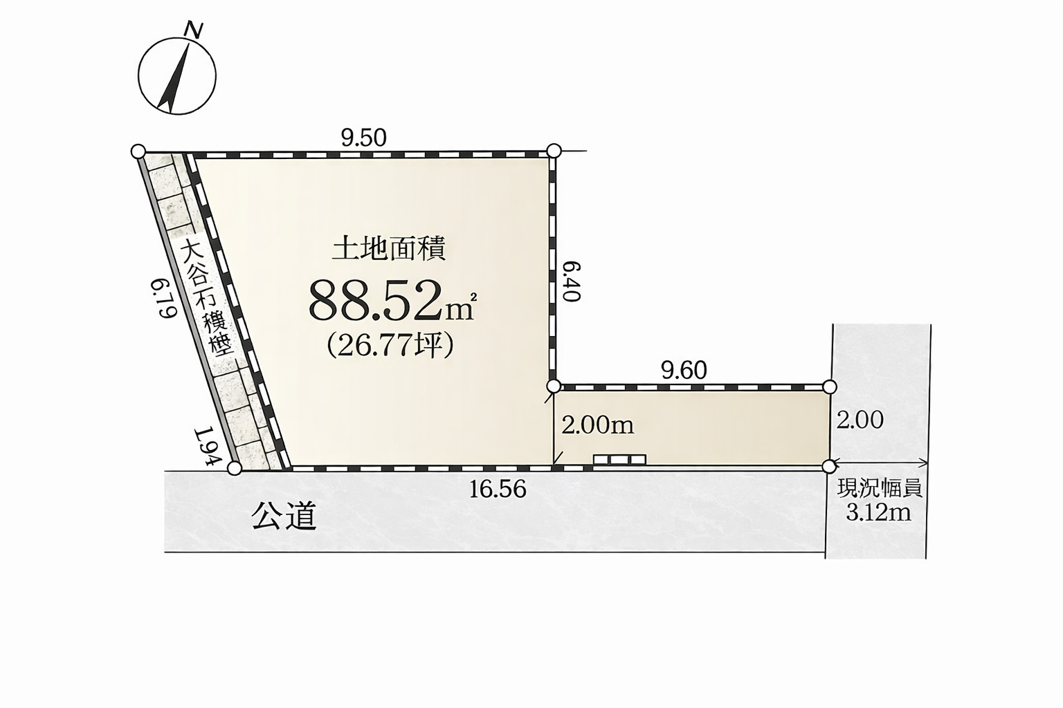 品川区上大崎3丁目　売地 - 画像 1