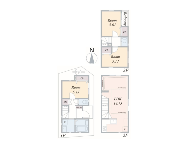 大田区西六郷1丁目　新築戸建 - 画像 2
