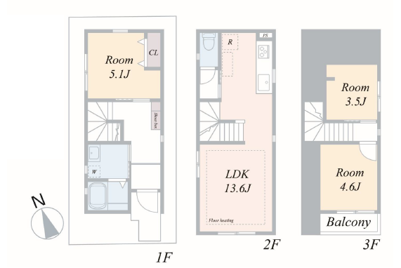 大田区東雪谷4丁目　新築戸建 - 画像 2