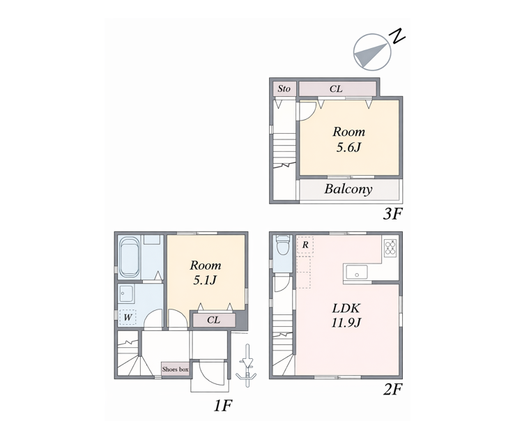 大田区中央2丁目　新築戸建 - 画像 2